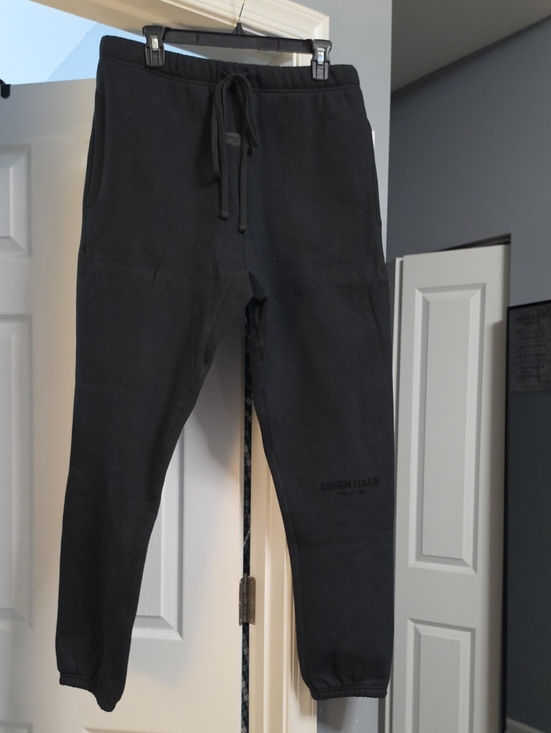Fear of God Other - ESSENTIALS Fear of God Jet Black Men's Jogger Sweatpants